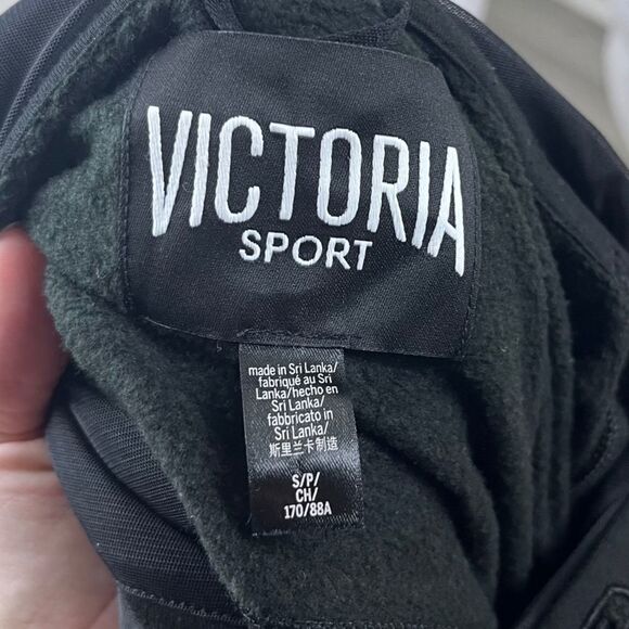 Victoria's Secret Women Size S Black Pullover Hood Mini Sweater Dress Open Back - Picture 15 of 16